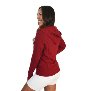 Damen Hero Hoodie Lite (cherry)