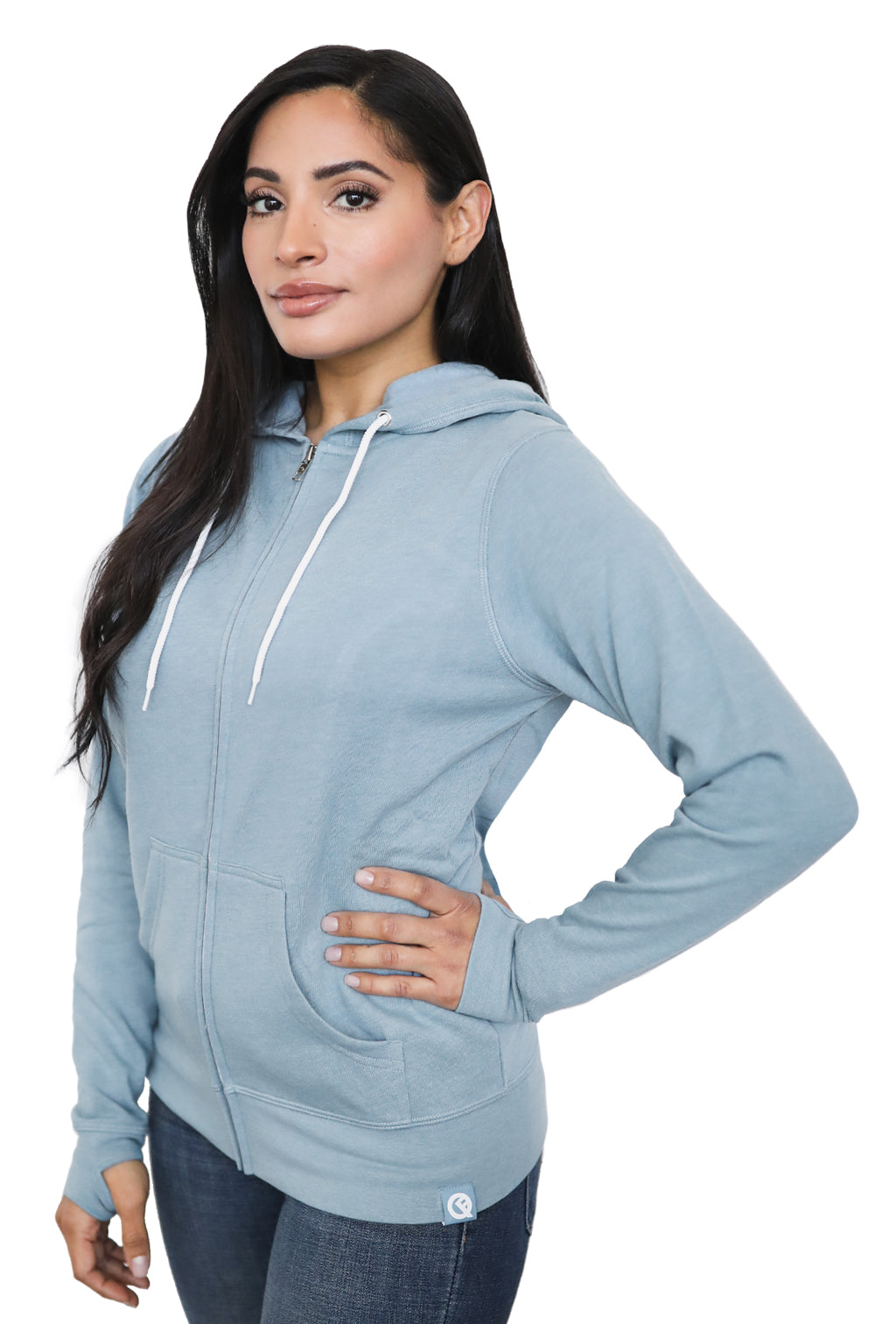 Damen Hero Hoodie Lite (mystikblau)