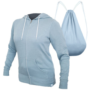 Damen Hero Hoodie Lite (mystikblau)