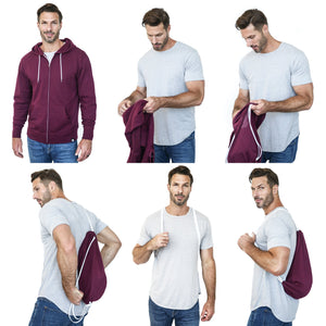 Hero Hoodie Lite (burgund)