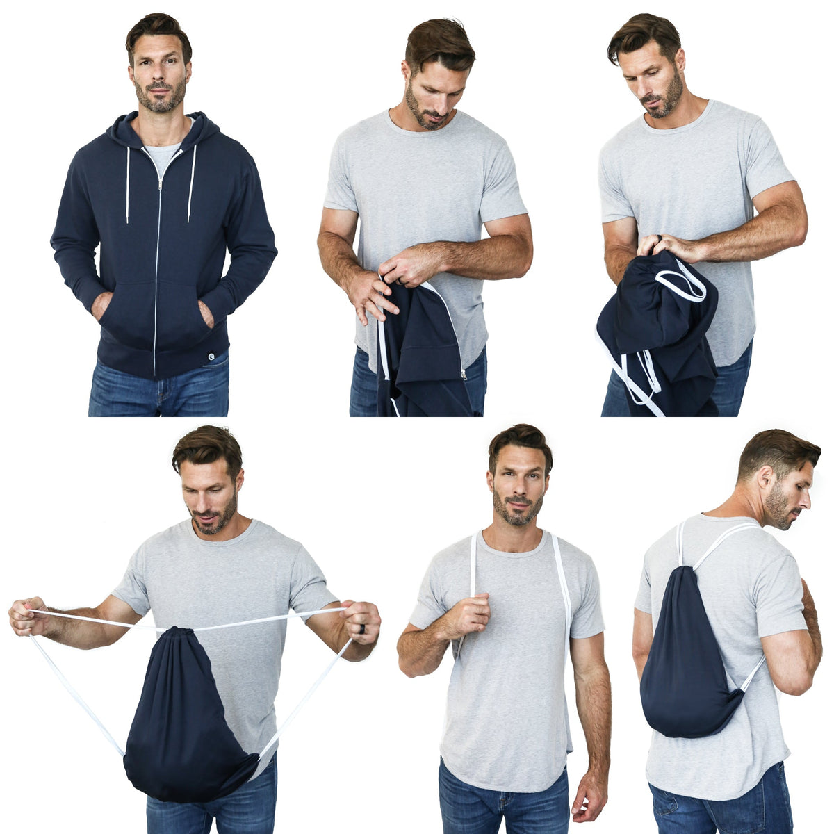 Hero Hoodie Lite (navy)
