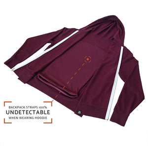 Hero Hoodie Lite (burgund)