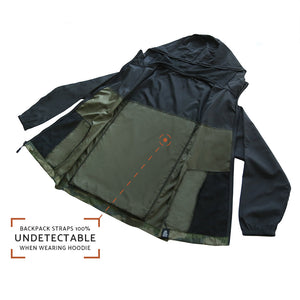 Dryflip Windbreaker (schwarz-camoflage)