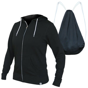 Damen Hero Hoodie Lite (schwarz)